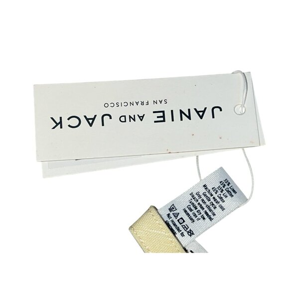 Janie & Jack Yellow Linen Bowtie Sz 0-24 Months Boys Formal Baby Bowtie - Picture 5 of 8